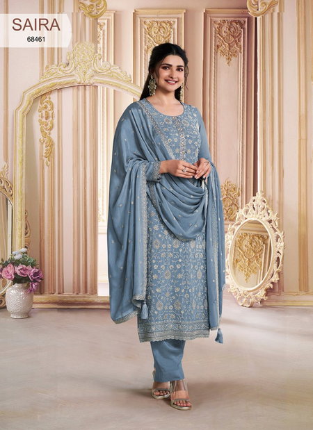 Saira By Vinay Kuleesh Hitlist Chinon Designer Salwar Kameez Exporters In India
